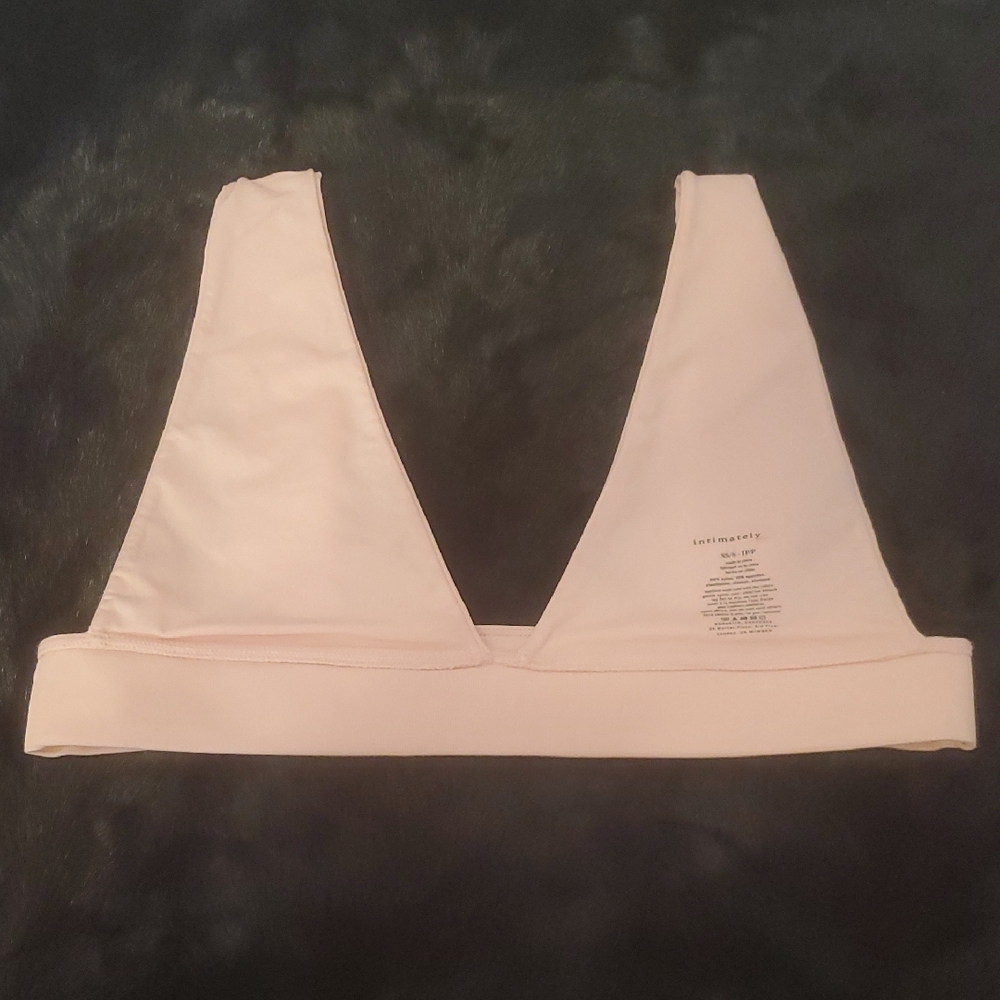 Chic Light Pink Triangle Bralette - Picture 5 of 7